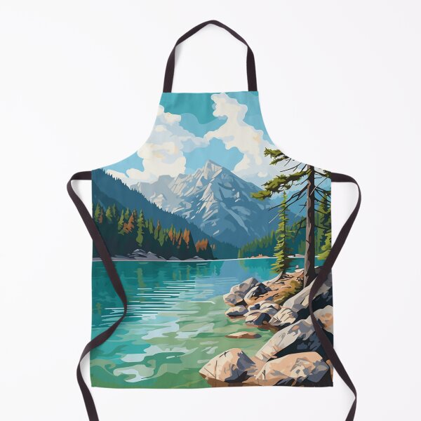 Item preview, A Pop Art Travel Print of Lake Eibsee - Germany designed and sold by StudioRedKoala.
