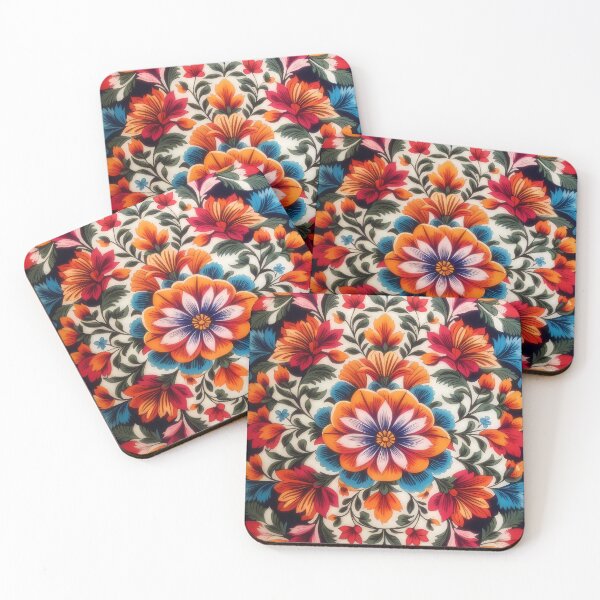 Item preview, traditional mexican style bomitas flowers designed and sold by Omarupattern51.