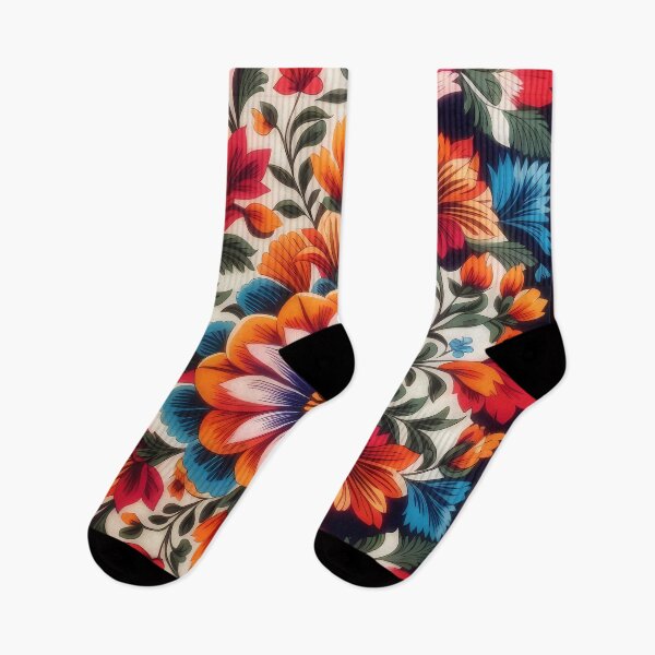 Item preview, traditional mexican style bomitas flowers designed and sold by Omarupattern51.