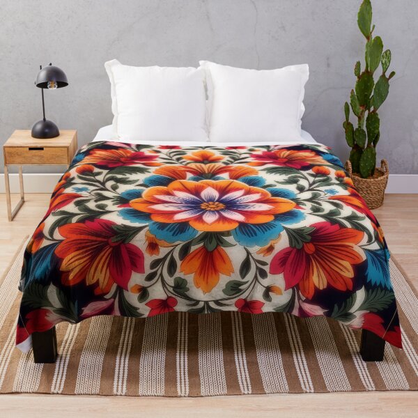 Item preview, traditional mexican style bomitas flowers designed and sold by Omarupattern51.