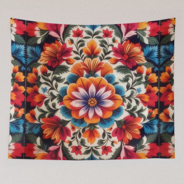 Item preview, traditional mexican style bomitas flowers designed and sold by Omarupattern51.