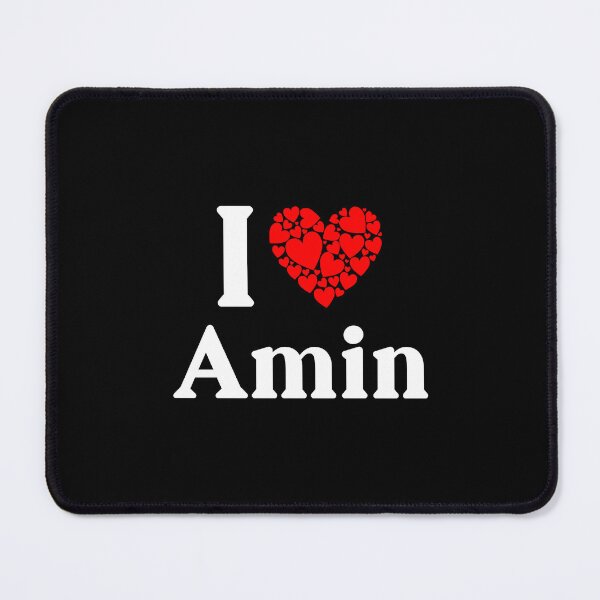 Item preview, Amin Heart - I Love Amin designed and sold by MiraclePitts.