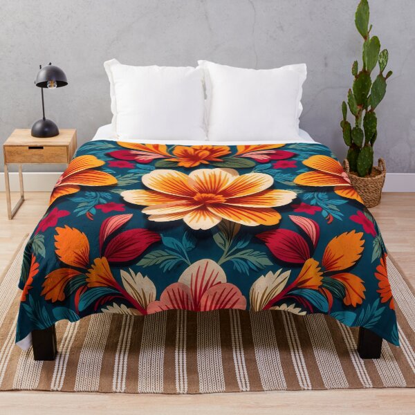Item preview, Mexican traditional style 3D flower pattern designed and sold by Omarupattern51.