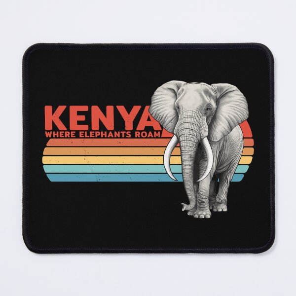 Item preview, African elephant Kenya designed and sold by NicGrayGraphic.