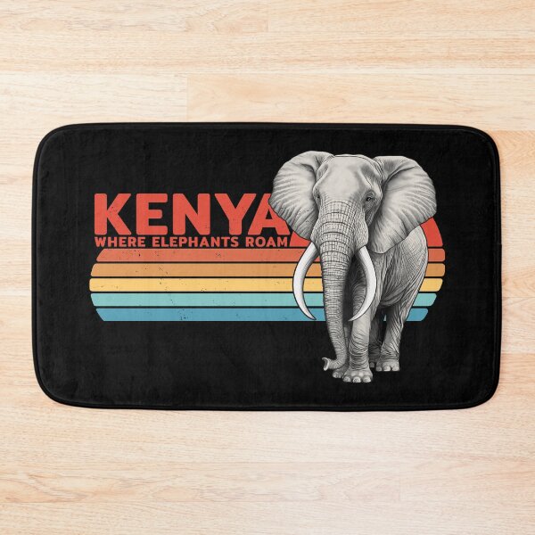 Item preview, African elephant Kenya designed and sold by NicGrayGraphic.