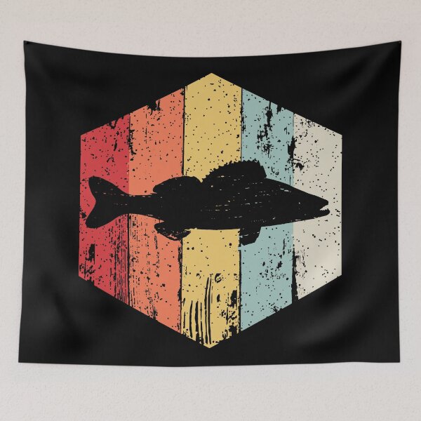 Item preview, Retro Vintage Walleye Fisherman Motive designed and sold by MarkusShirts.