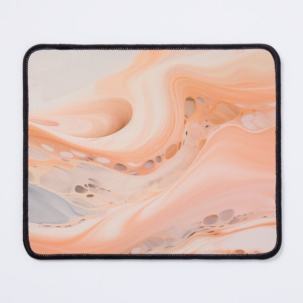 Artikelvorschau, Peach and Cream Marble Swirl entworfen und verkauft von Digi-Artsy.