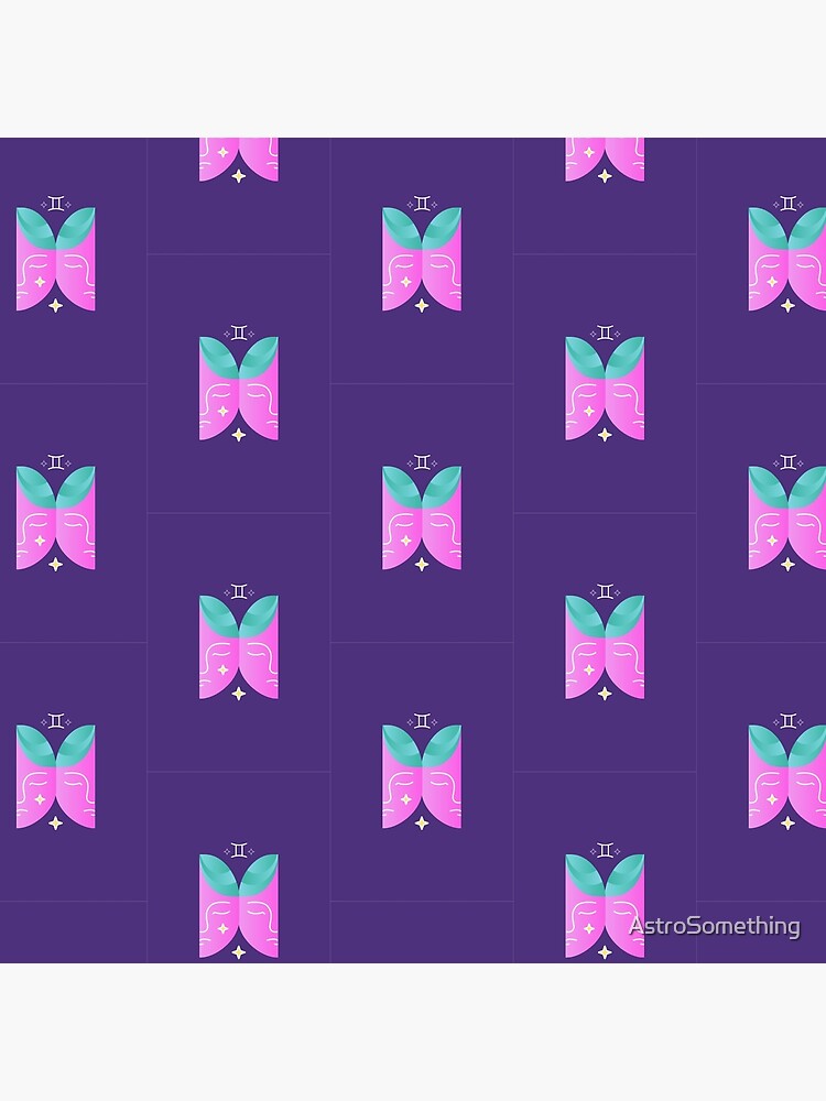 Imagen 2 de 2, Bolsa de tela con la obra Geminis x Zodiaco, diseñada y vendida por AstroSomething.