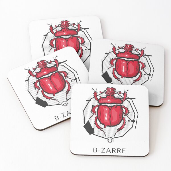 Item preview, Bizarre - Red Beetle with skull designed and sold by PrintSoulDesign.