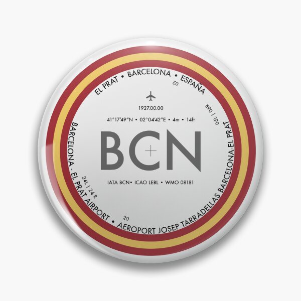 Item preview, Barcelona (BCN) Airport Emblem designed and sold by we-rove.