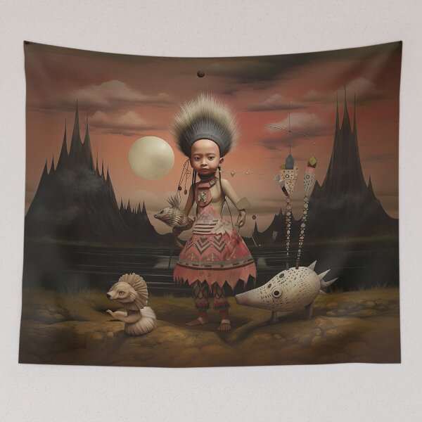 Item preview, Niño marciano con atuendo ceremonial designed and sold by Peter LOPEZ.