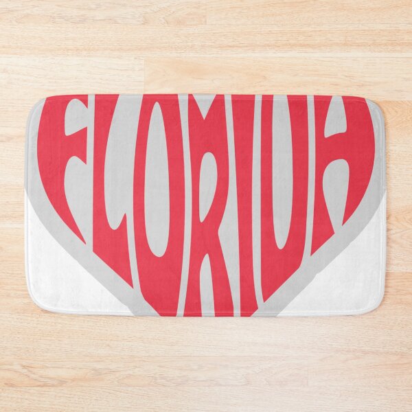Item preview, Florida heart graphic design art print designed and sold by dcrc.