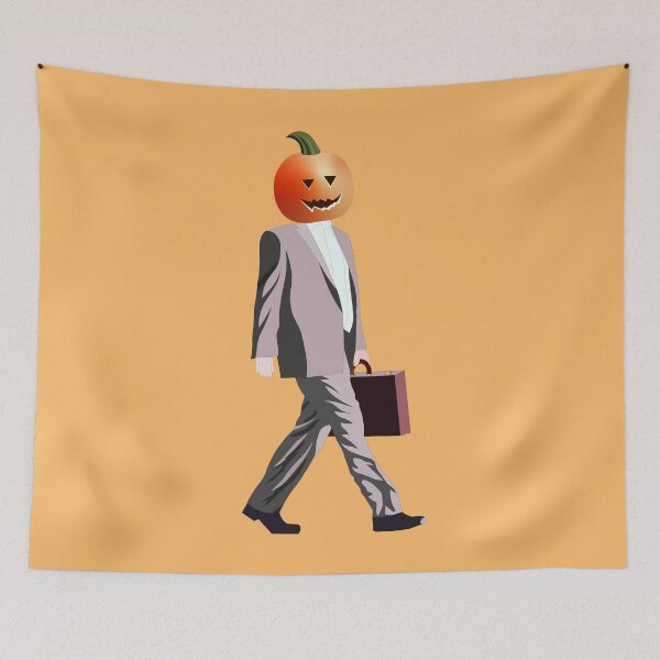Item preview, Dwight Schrute Halloween Pumpkin Head designed and sold by Cassie Hintz.