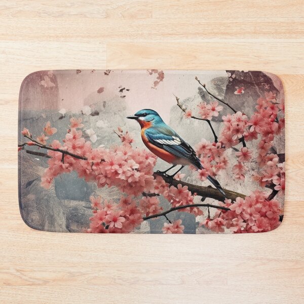 Item preview, Sakura Bluejay  designed and sold by Oh Halo Berry.