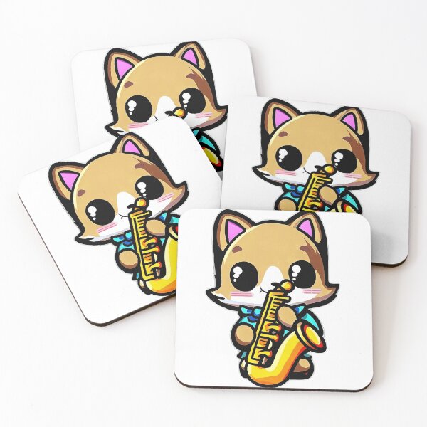 Item preview, Groovy Cat Sax Melody designed and sold by Pixel4Art.
