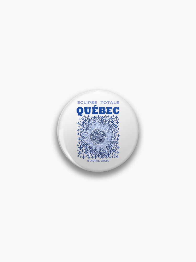 Thumbnail 1 of 3, Pin, Quebec 2024 Total Eclipse designed and sold by Eclipse2024.