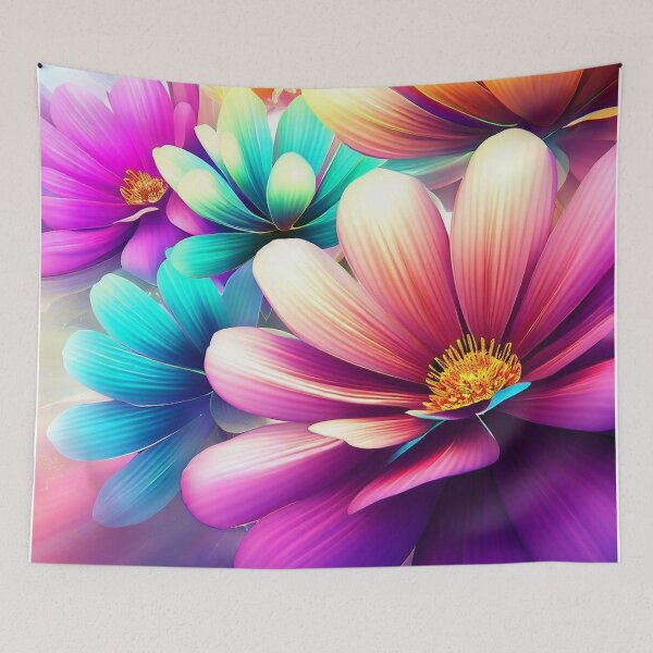 Item preview, Blossoming Radiance: Vibrant 3D Flowers 13 designed and sold by The Digital Compass.