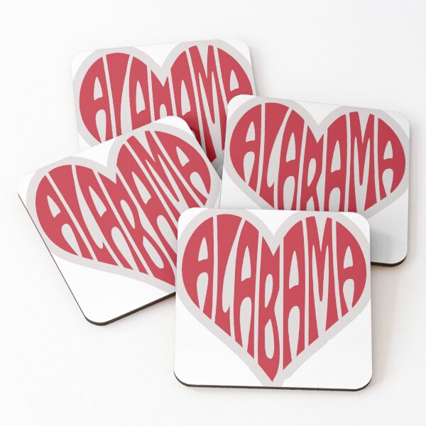 Item preview, Alabama heart graphic design art print designed and sold by dcrc.