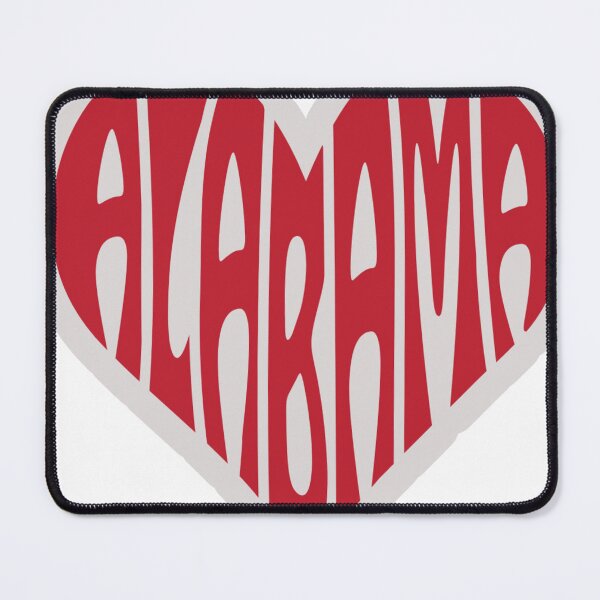 Item preview, Alabama heart graphic design art print designed and sold by dcrc.