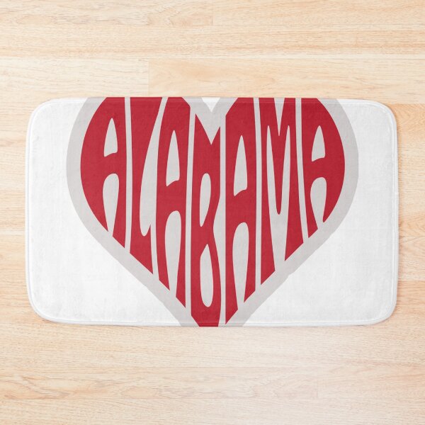Item preview, Alabama heart graphic design art print designed and sold by dcrc.