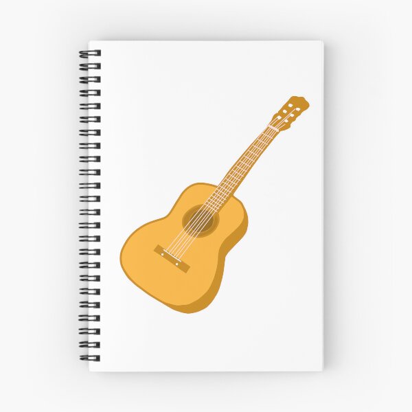 Item preview, Orange Acoustic Guitar | Guitars | Gifts for Music lovers designed and sold by Lindsay Marie Patterns.