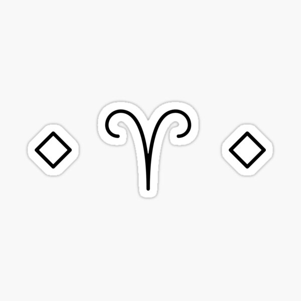Aries Astrología Pegatina