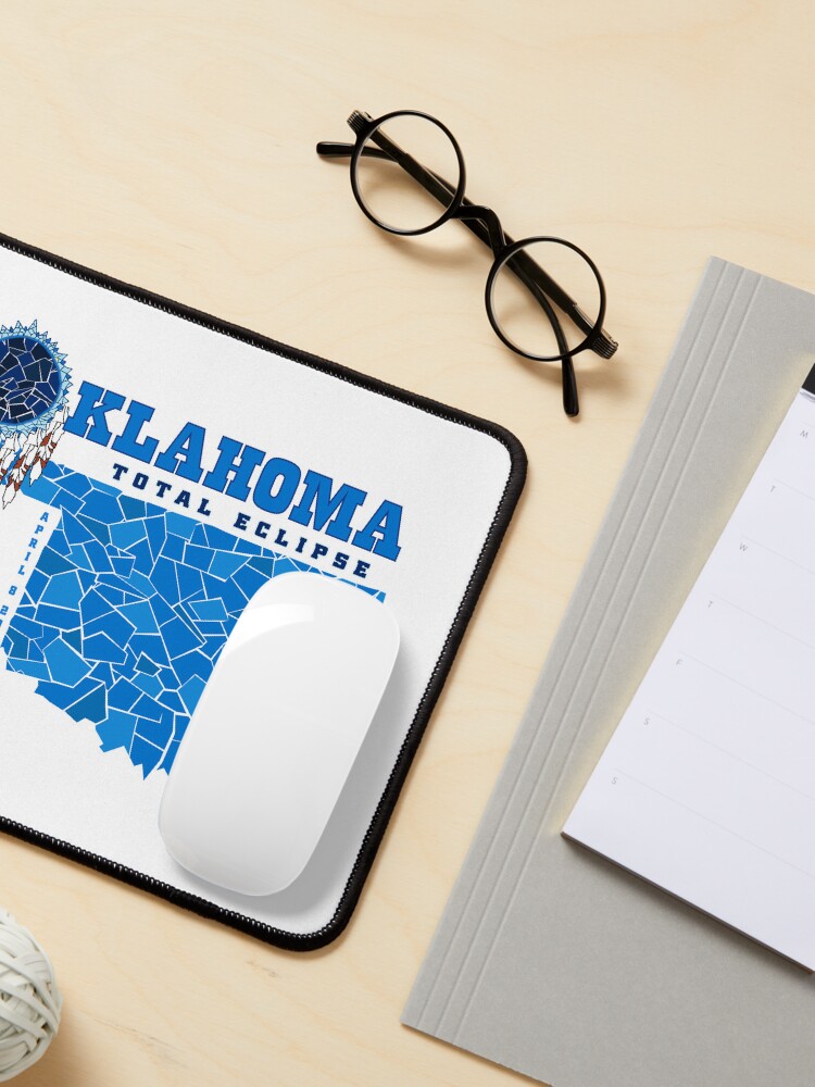 Thumbnail 3 of 5, Mouse Pad, Oklahoma 2024 Total Eclipse designed and sold by Eclipse2024.