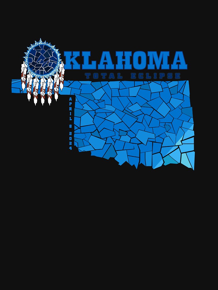 Thumbnail 7 of 7, Active T-Shirt, Oklahoma 2024 Total Eclipse designed and sold by Eclipse2024.