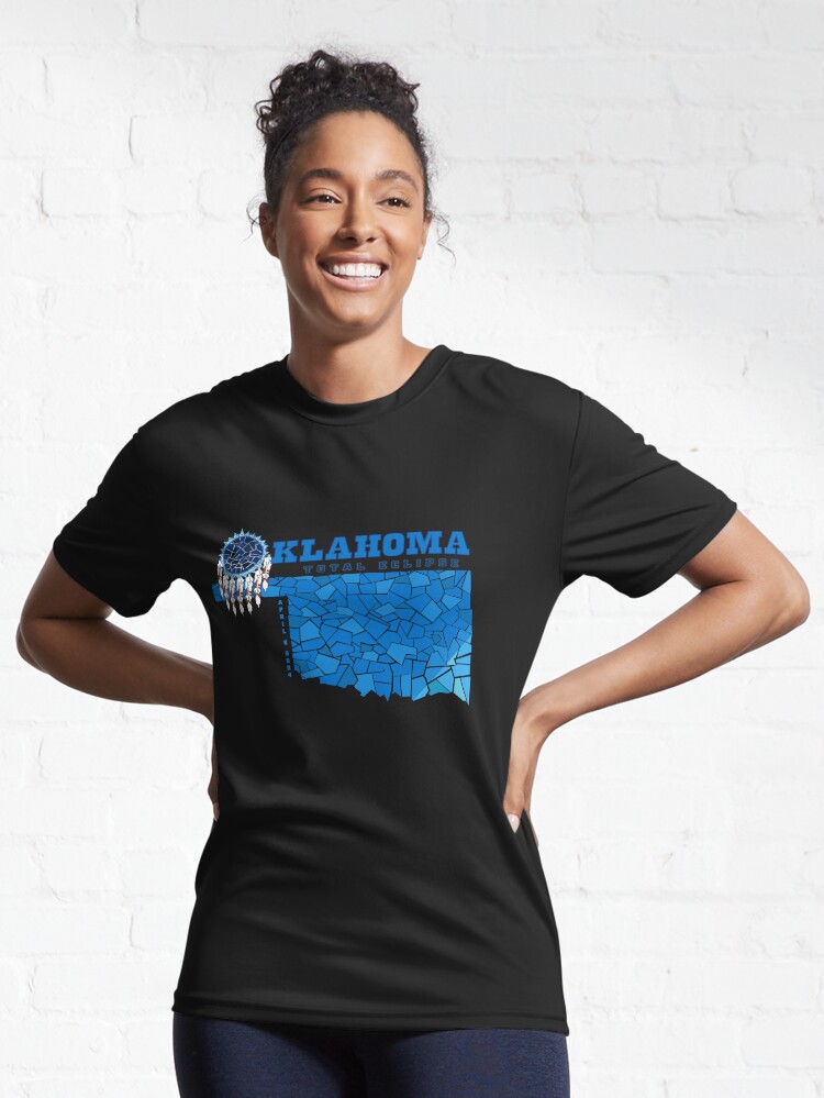 Thumbnail 6 of 7, Active T-Shirt, Oklahoma 2024 Total Eclipse designed and sold by Eclipse2024.
