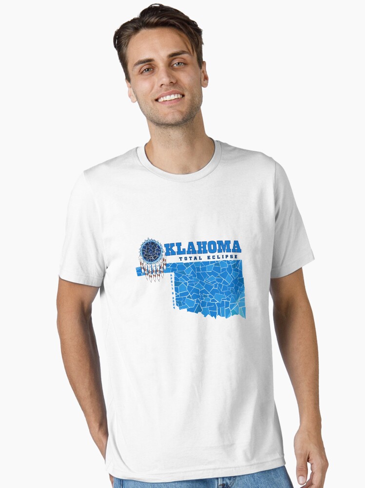 Thumbnail 1 of 7, Essential T-Shirt, Oklahoma 2024 Total Eclipse designed and sold by Eclipse2024.