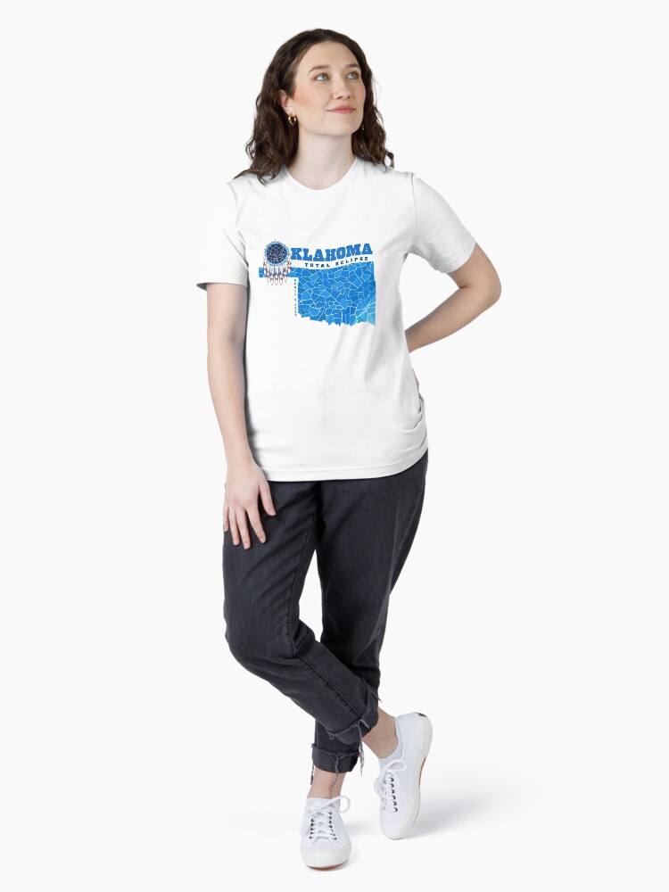 Thumbnail 4 of 7, Essential T-Shirt, Oklahoma 2024 Total Eclipse designed and sold by Eclipse2024.