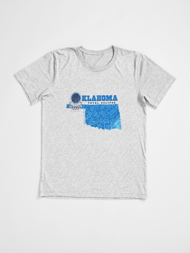 Thumbnail 3 of 7, Tri-blend T-Shirt, Oklahoma 2024 Total Eclipse designed and sold by Eclipse2024.