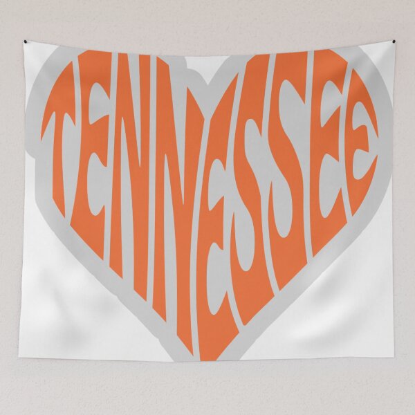 Item preview, Tennessee heart graphic design art print designed and sold by dcrc.