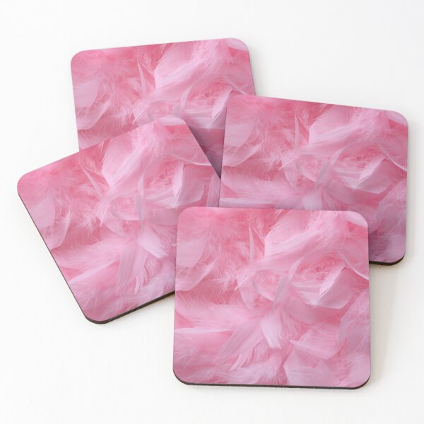 Item preview, Graceful Pink Feathers Art Print designed and sold by Michelle Moss.