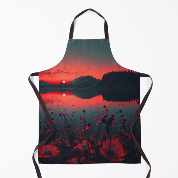 Item preview, Quiet evening, blue and red designed and sold by silent-violin.