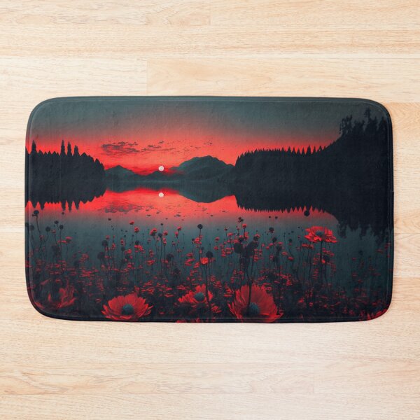 Item preview, Quiet evening, blue and red designed and sold by silent-violin.