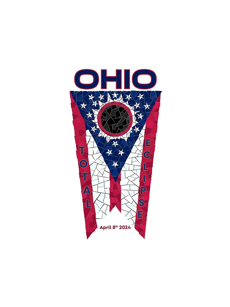 Thumbnail 5 of 5, Graphic T-Shirt, Ohio 2024 Total Eclipse designed and sold by Eclipse2024.