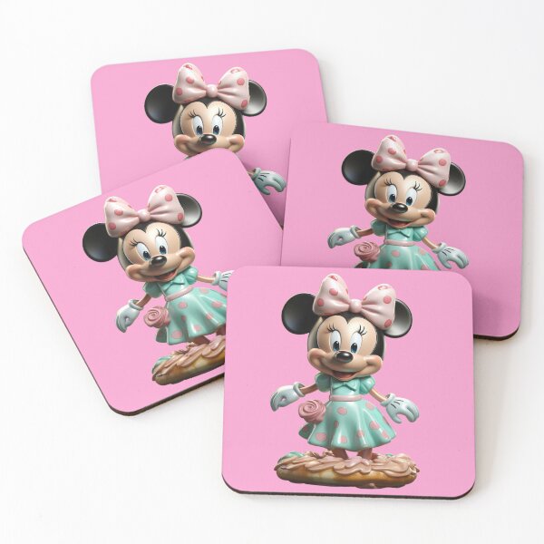 Artikelvorschau, Minnie mit Donut, Mickey und Minnie entworfen und verkauft von Oksidesignsweet.