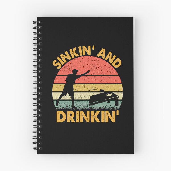 Item preview, Sinkin' and Drinkin' - Funny Cornhole Playing Beer Drinking designed and sold by jingdomdesgine.