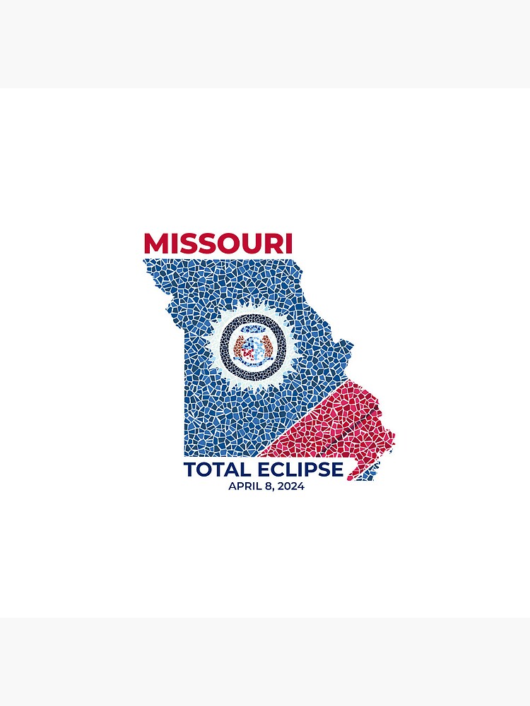 Thumbnail 3 of 3, Pin, Missouri 2024 Total Eclipse designed and sold by Eclipse2024.