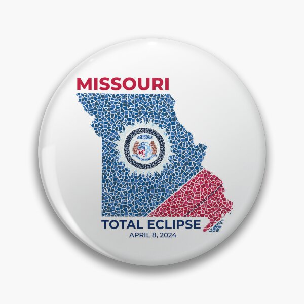 Artikelvorschau, Missouri 2024 Totale Sonnenfinsternis entworfen und verkauft von Eclipse2024.