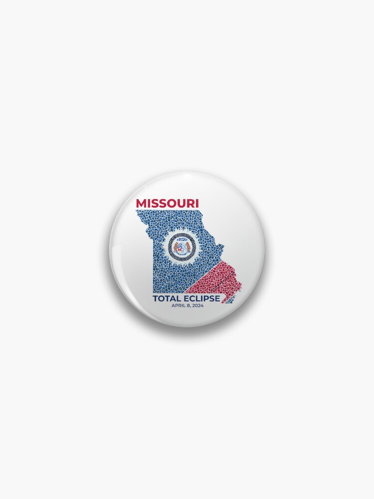 Thumbnail 1 of 3, Pin, Missouri 2024 Total Eclipse designed and sold by Eclipse2024.