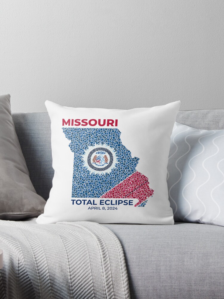 Thumbnail 1 of 4, Pillow, Missouri 2024 Total Eclipse designed and sold by Eclipse2024.