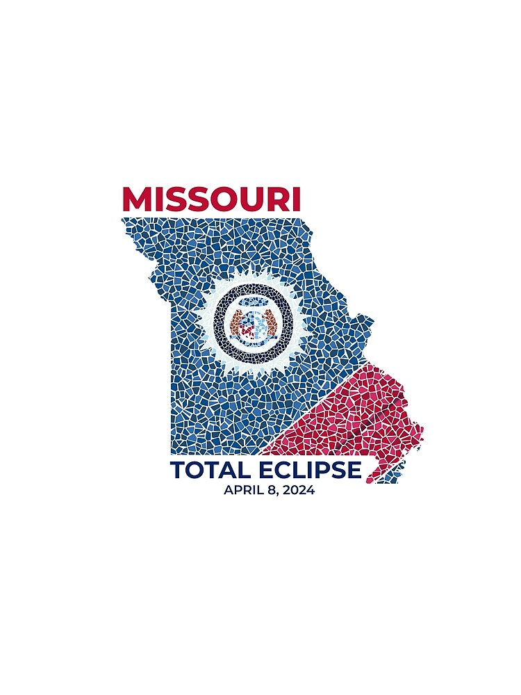 Thumbnail 5 of 5, Graphic T-Shirt, Missouri 2024 Total Eclipse designed and sold by Eclipse2024.