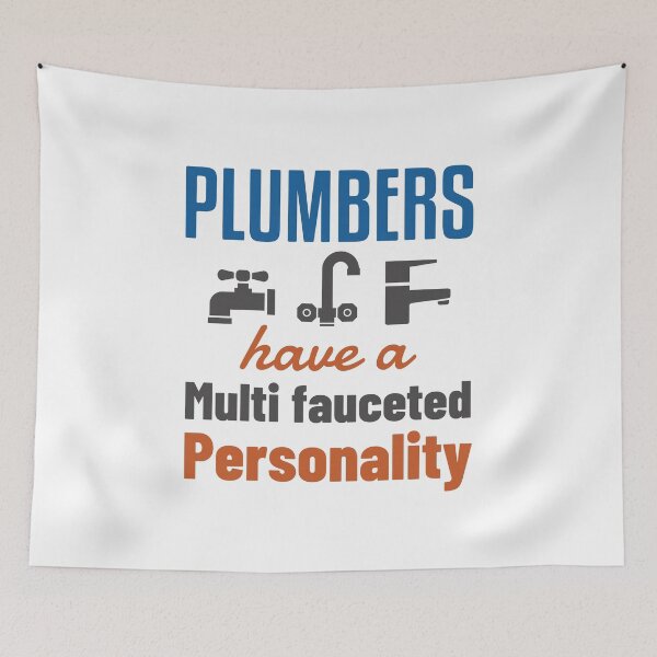 Item preview, Plumber Funny Faucet Pun Saying designed and sold by jaygo.
