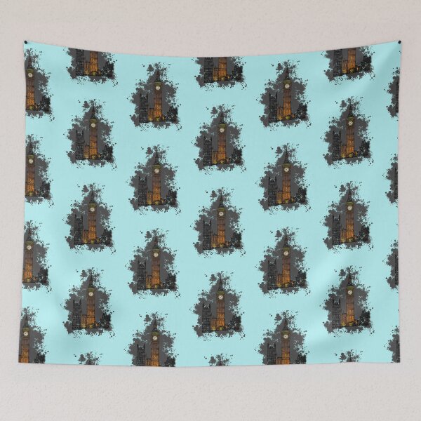 Item preview,  Big Ben with splatter, Tower of London at night, England. designed and sold by PocketRoom.