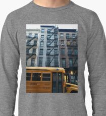 Architecture, New York, Manhattan, Brooklyn, New York City, architecture, street, building, tree, car,   Lightweight Sweatshirt