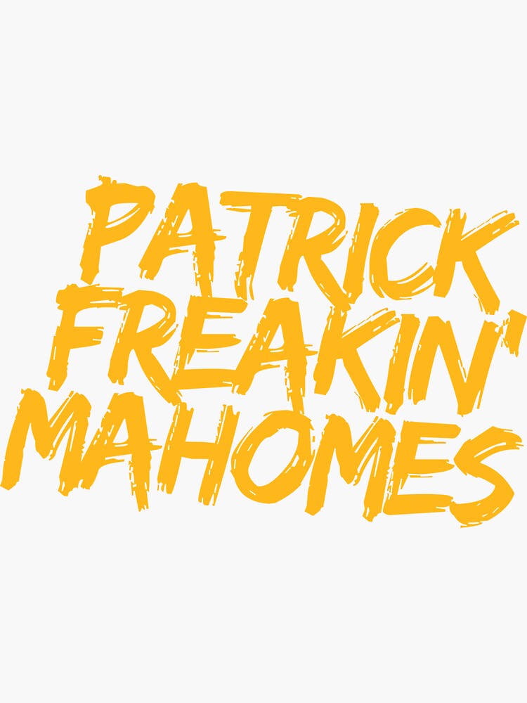 Patrick Mahomes 15 Chiefs  Sticker by fezztee