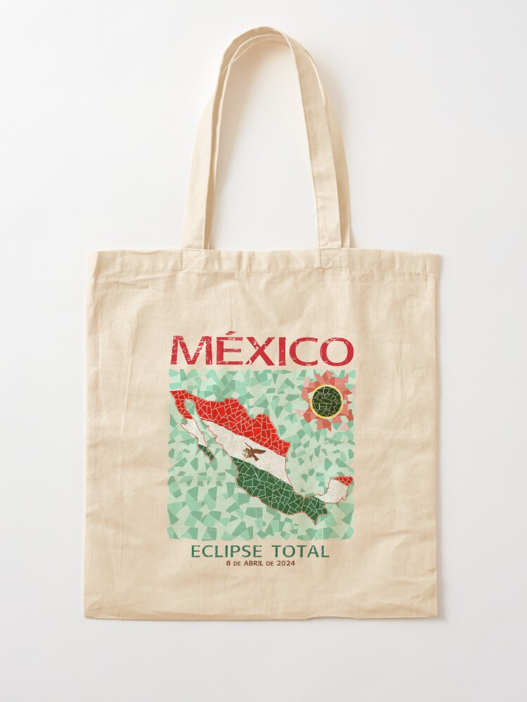 Thumbnail 2 of 5, Tote Bag, Mexico 2024 Total Eclipse designed and sold by Eclipse2024.