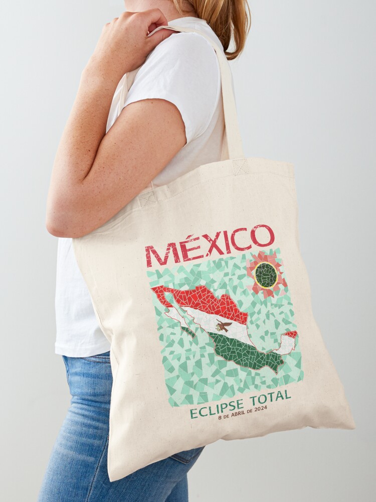Thumbnail 1 of 5, Tote Bag, Mexico 2024 Total Eclipse designed and sold by Eclipse2024.